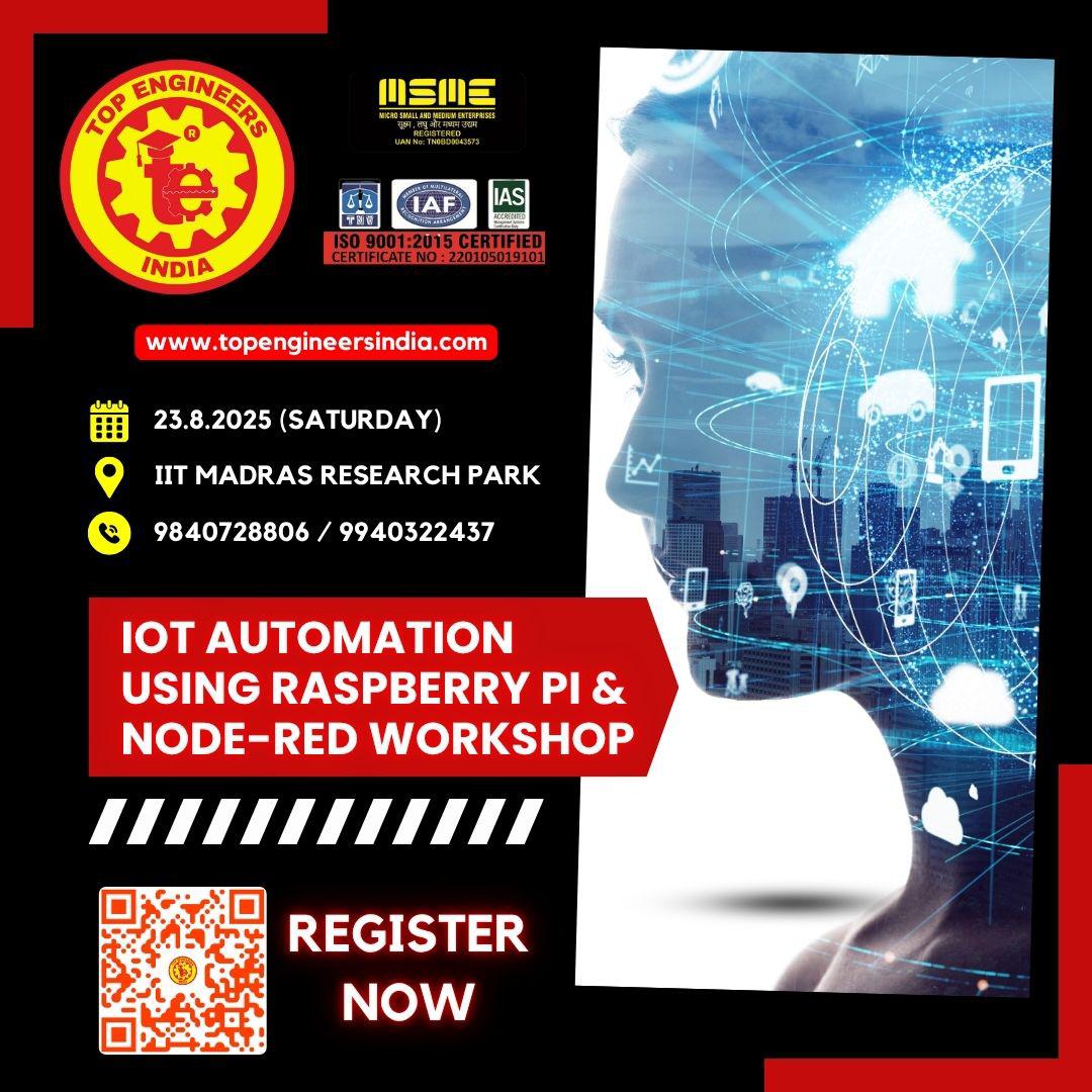 IoT Automation using Raspberry Pi & Node-red Workshop 2025